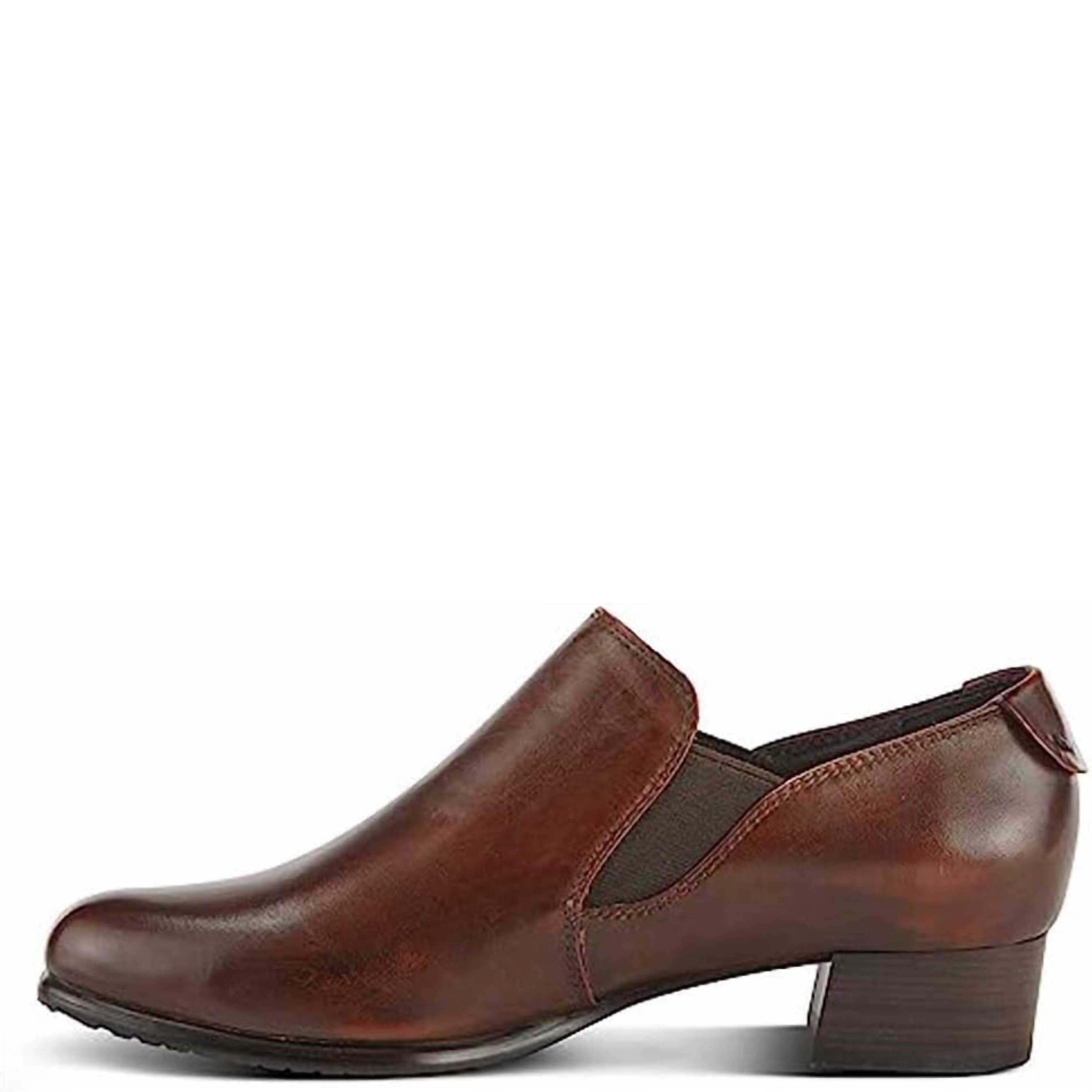 New Spring Step Shoes Women's Cherry Leather Shootie In Brown